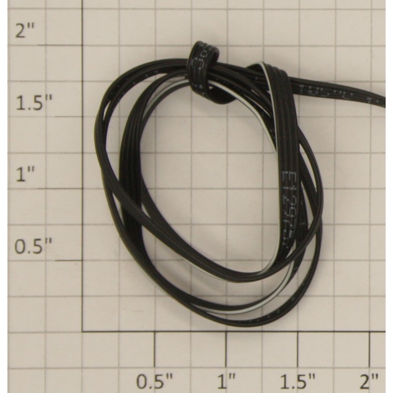 Acme 0625-746 #26 Gauge 4-Conductor Black Wire Sold by the Foot