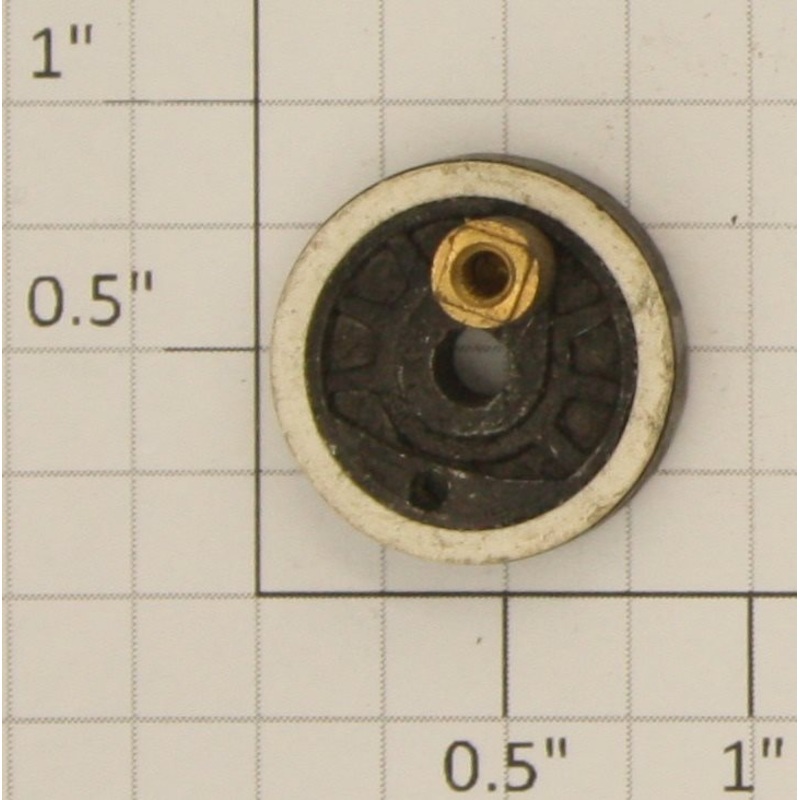 American Flyer XA10104A2 Flangeless Metal Wheel with Brass Square Stud