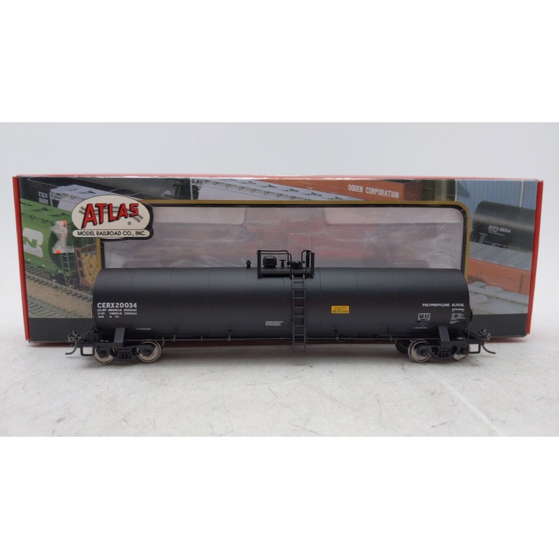 Atlas 1632-2 HO Scale CERX 23,500 Gallon Tank Car #20034 EX/Box