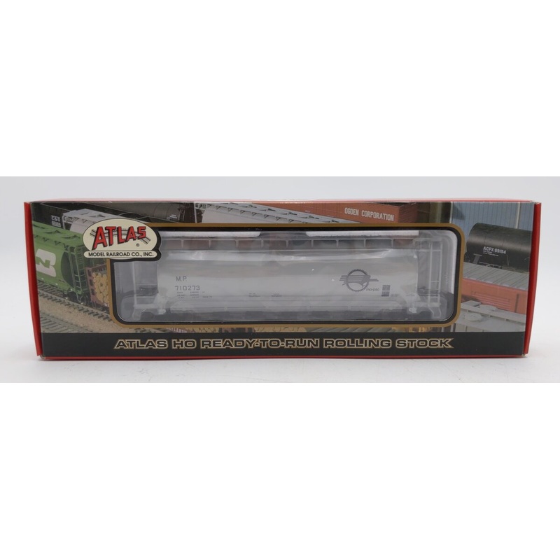 Atlas 1957-5 HO Missouri Pacific ACF 6-Bay Cylindrical Hopper #710273 LN/Box