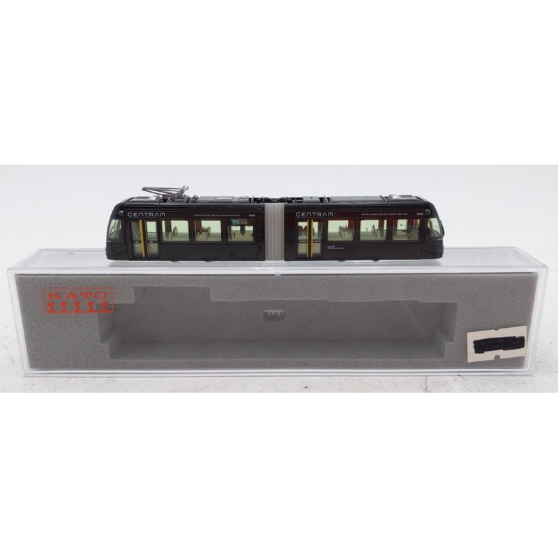 Kato 14-8023 Kato 14-802-3 Black Centram Articulated Light Rail Set # 9003 LN/Box