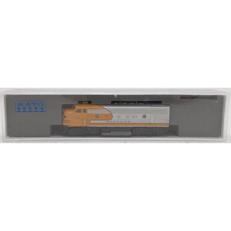 Kato 176-2140 N Santa Fe Yellowbonnet EMD F7A Unit Diesel Locomotive #330 LN/Box