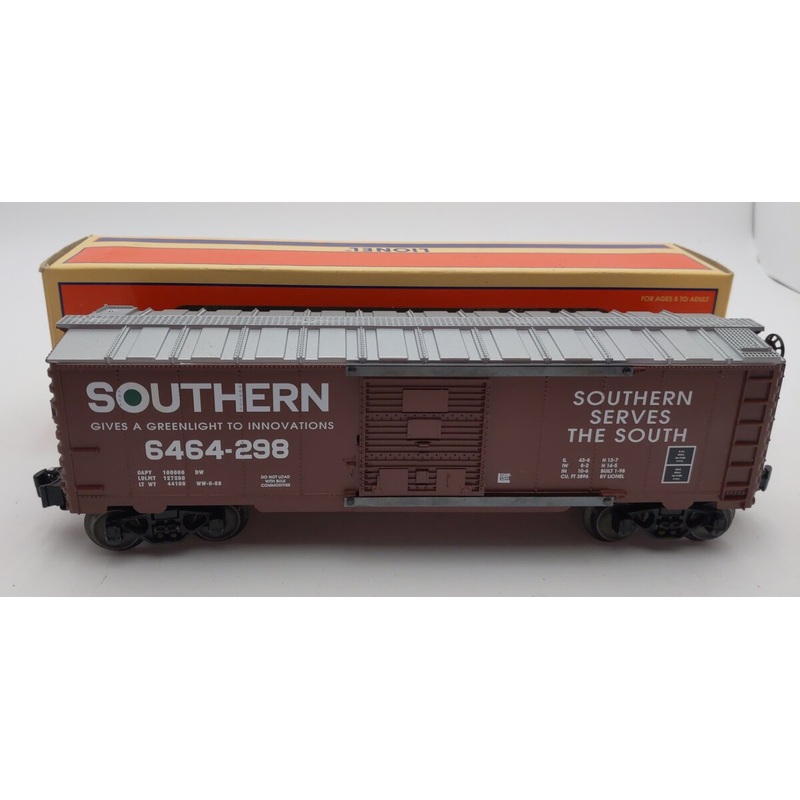 Lionel 6-29214 O Gauge Southern Railway Boxcar #6464-298 EX/Box