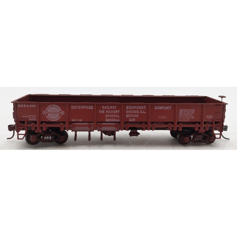 Ulrich HO E.R.E.X Diecast Drop Bottom Gondola Dump Car #205 EX
