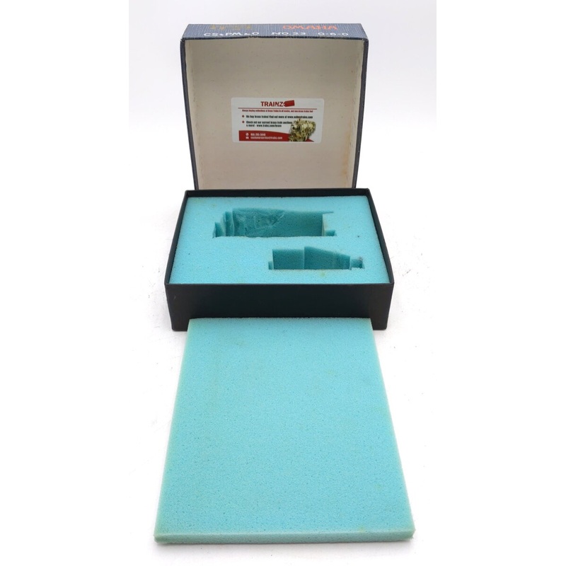 United Models 23 HO Scale CSPM&O 0-6-0 Omaha Steam Locomotive -BOX ONLY EX/Box