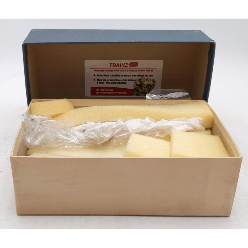 United Models HO Scale BRASS Classic Railroad Logging Climax Class B -BOX ONLY EX/Box