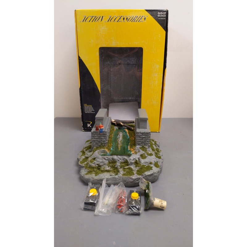 K-Line K-42402 O Gauge Operating Fisherman on Trestle EX/Box