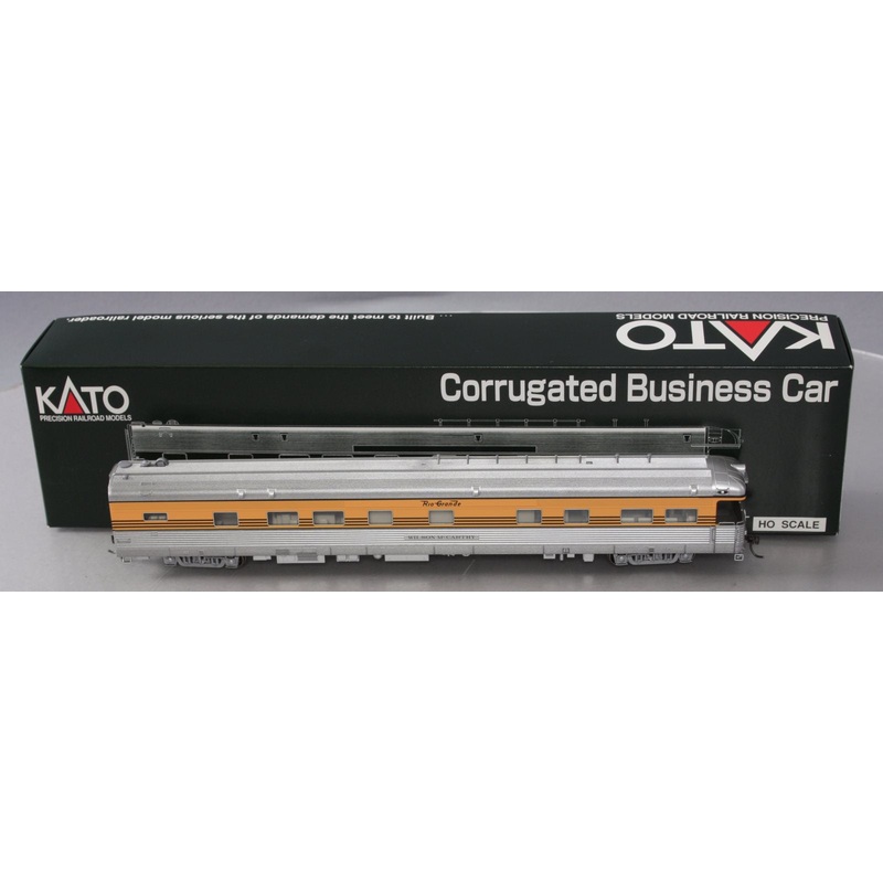 Kato 35-6009 HO Denver & Rio Grande Wilson McCarthy Corrugated Business Car LN/Box