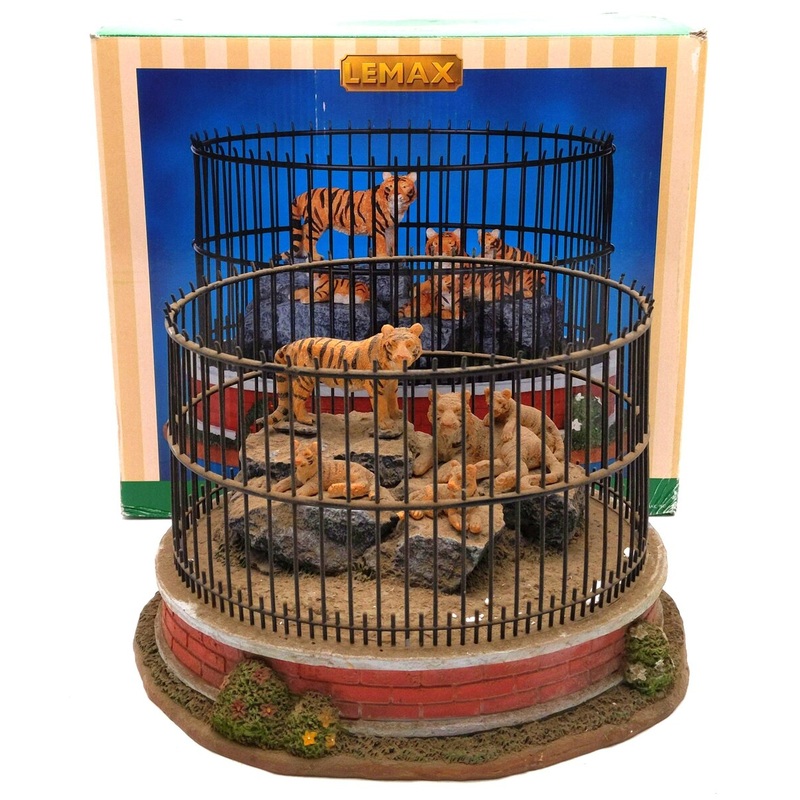 Lemax 03846 Tiger Family Table Accent EX/Box
