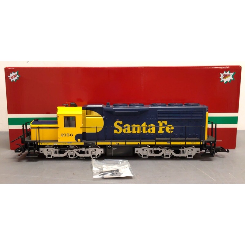 LGB 2156S Santa Fe Blue & Yellow Diesel Locomotive w/Sound EX/Box