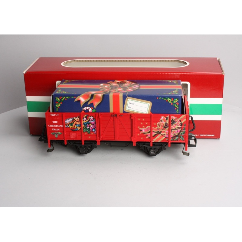 LGB 4021CT G Scale Low Side Christmas Gondola with Gift Box EX/Box