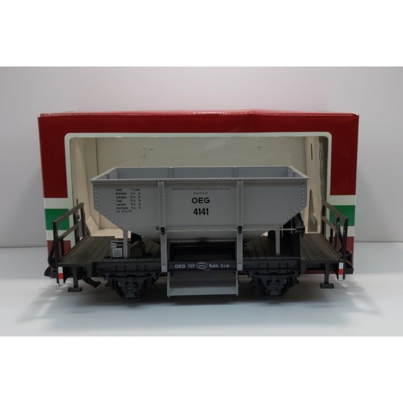 LGB 4141 G Scale OEG European Four-Wheel Ballast Car EX/Box