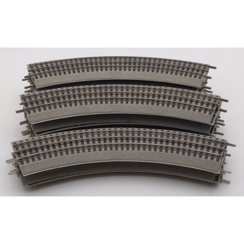 Lionel 6-12015 FasTrack O36 45-Degree Curved Track Sections (16) VG