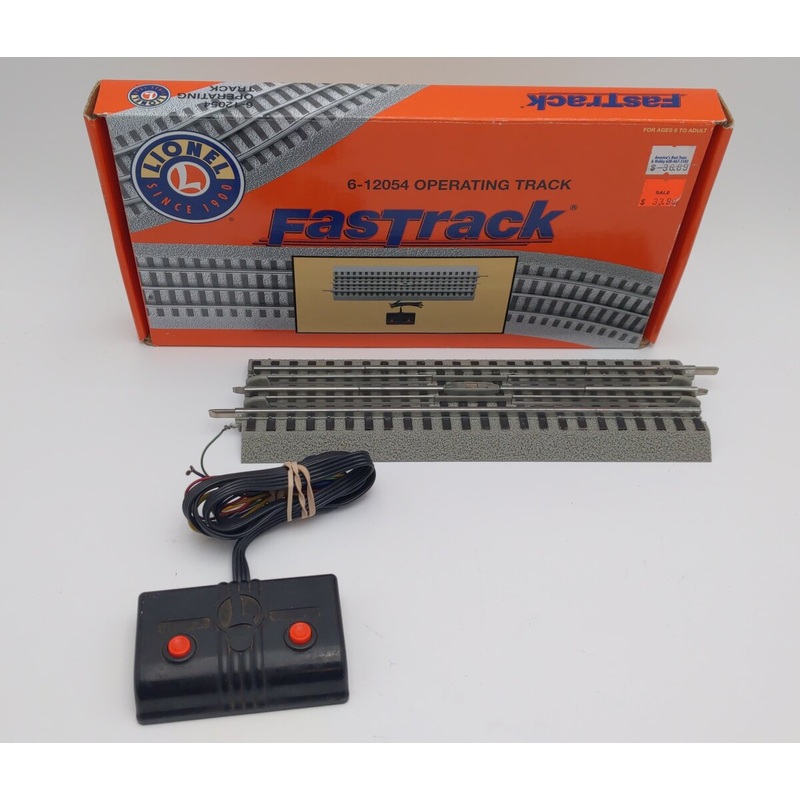 Lionel 6-12054 O FasTrack Operating Track Section EX/Box