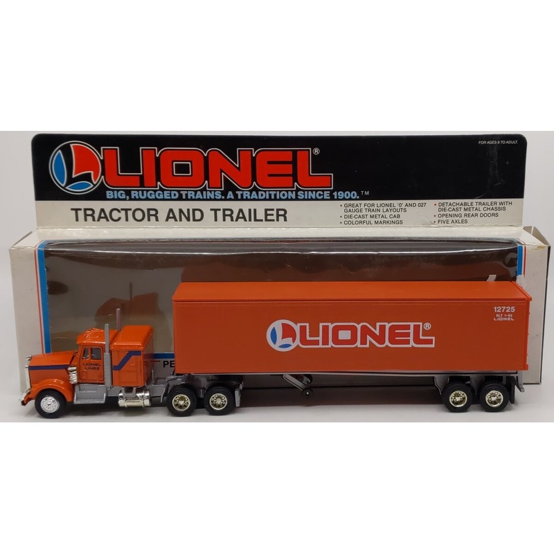 Lionel 6-12725 O Lionel Tractor and Trailer EX/Box