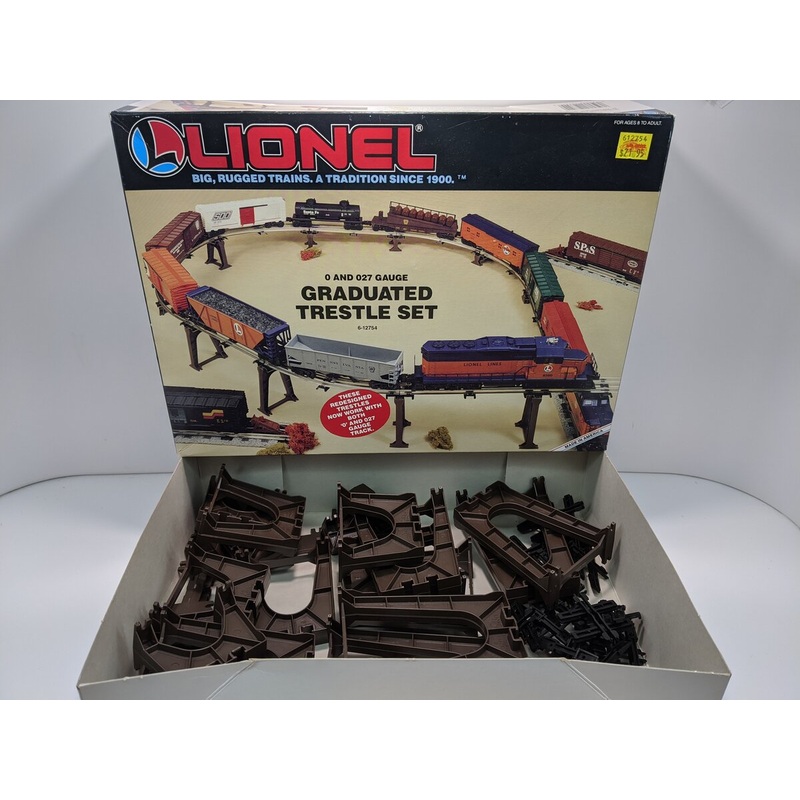 Lionel 6-12754 O & O27 Graduated Trestle Set LN/Box
