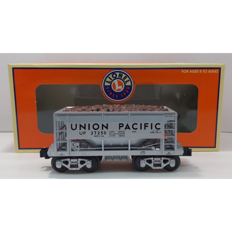Lionel 6-17806 O Gauge Union Pacific Ore Car with Load #27250 LN/Box