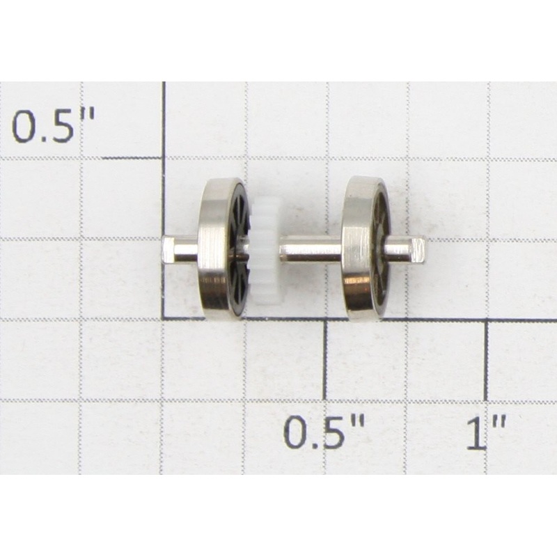 Roundhouse 20152 HO Nickel Blind Geared Driver Wheel Set
