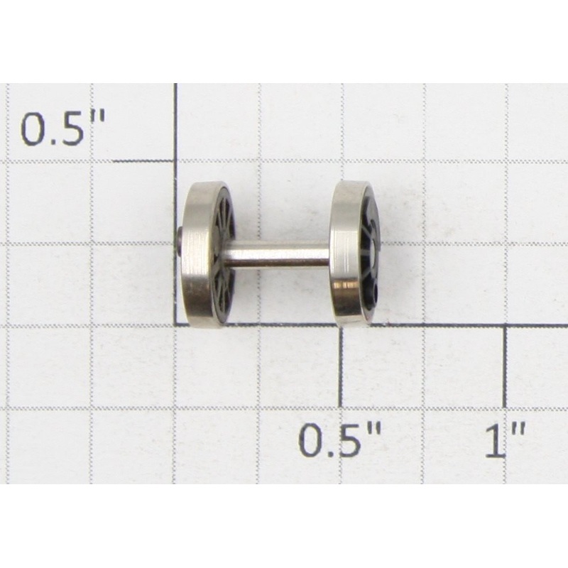 Roundhouse 21153 HO Nickel Blind Idler Driver Wheel Set