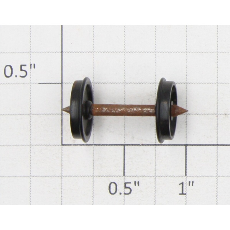 Roundhouse 28056 HO Black Lead Truck Wheel Set