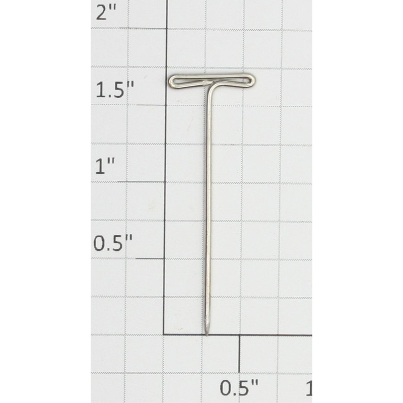 Scovill T-100 Nickel Plated Train Layout T Pins (Box of 100)