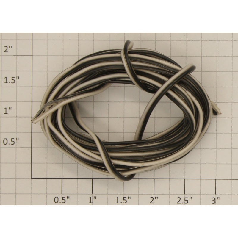 Acme 0626-0312 2-Conductor 24 gauge Black/White Wire Sold by the Foot