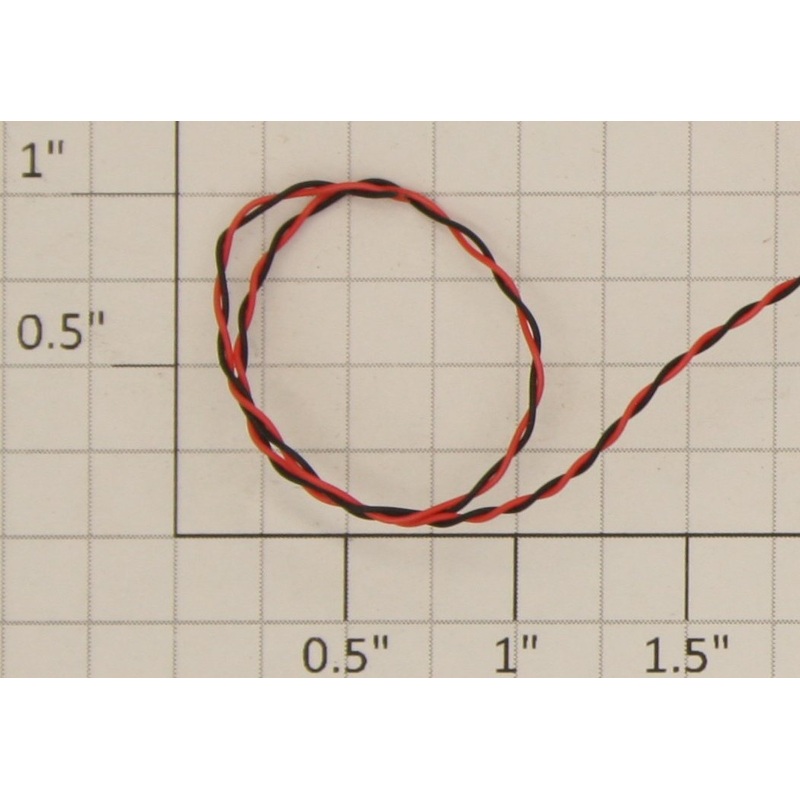 Acme 0626-454 #28 Gauge 2-Conductor Red / Black Wire – Per Foot