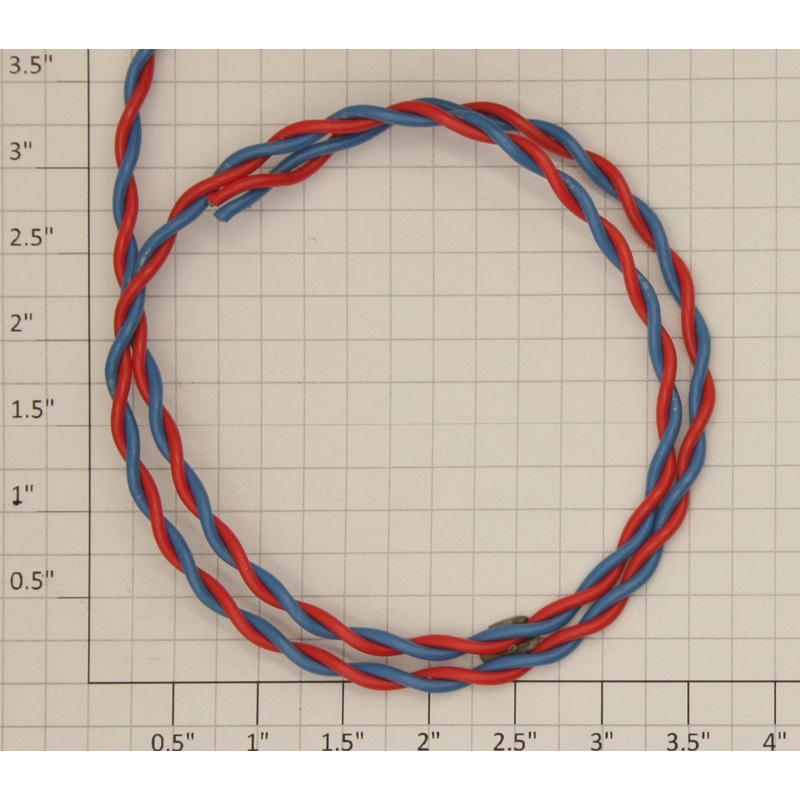 Acme 0631-0077 #18-Gauge 2-Conductor Red/Blue Stranded Wire Sold by the Foot