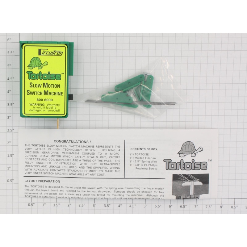 Circuitron 800-6011 HO Tortoise Slow Motion Switch Machine (Box of 11)