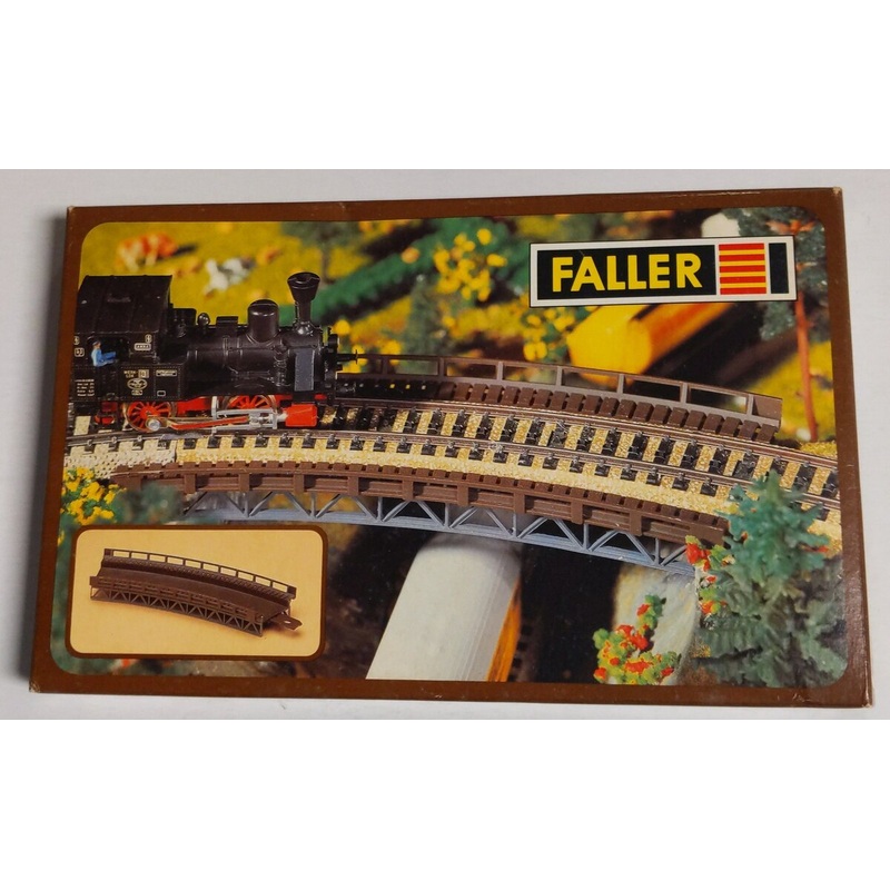 Faller 554 HO Scale Bridge Model Kit Set Over Railroads