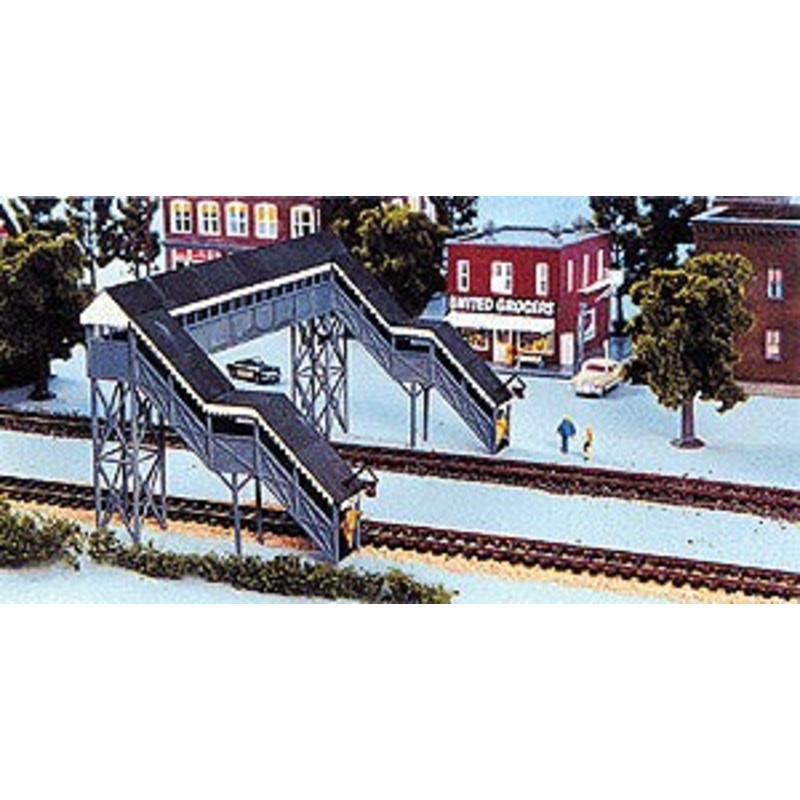 Heljan 715 HO Scale Pedestrian Overpass-Brit Kit