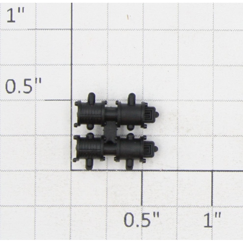 Roundhouse 22354 HO Black Plastic Air Pump Detail