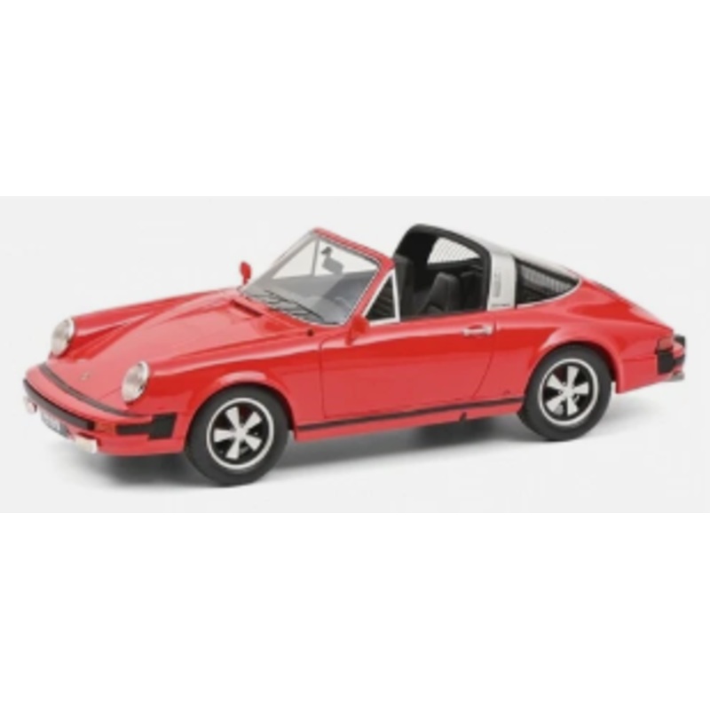 Schuco 450048700 1:18 Die Cast Red Porsche 911 Targa