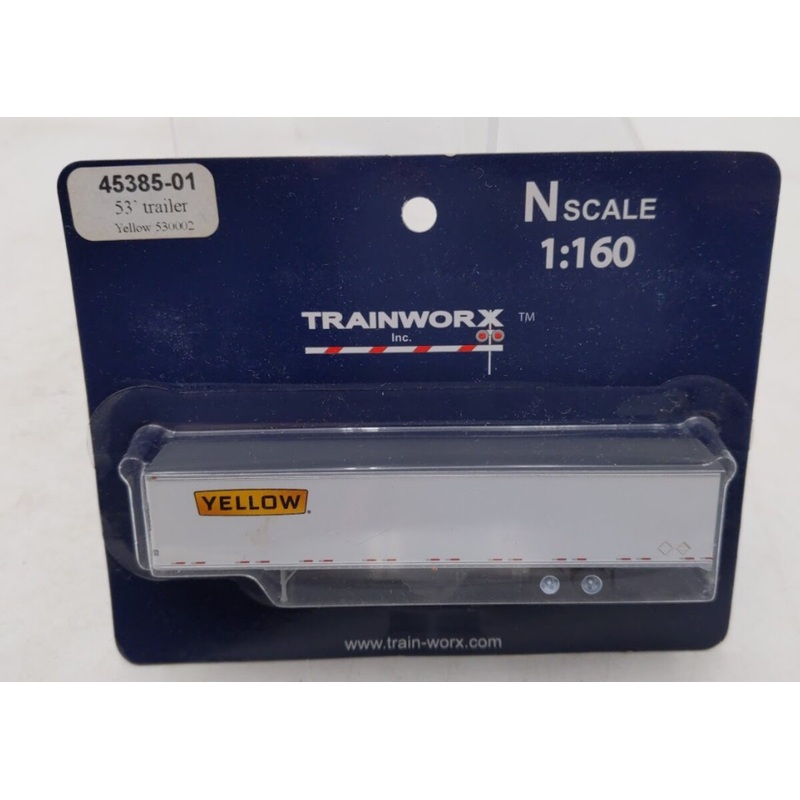 Trainworx Inc 45385-01 N Yellow 53′ Trailer # 530002