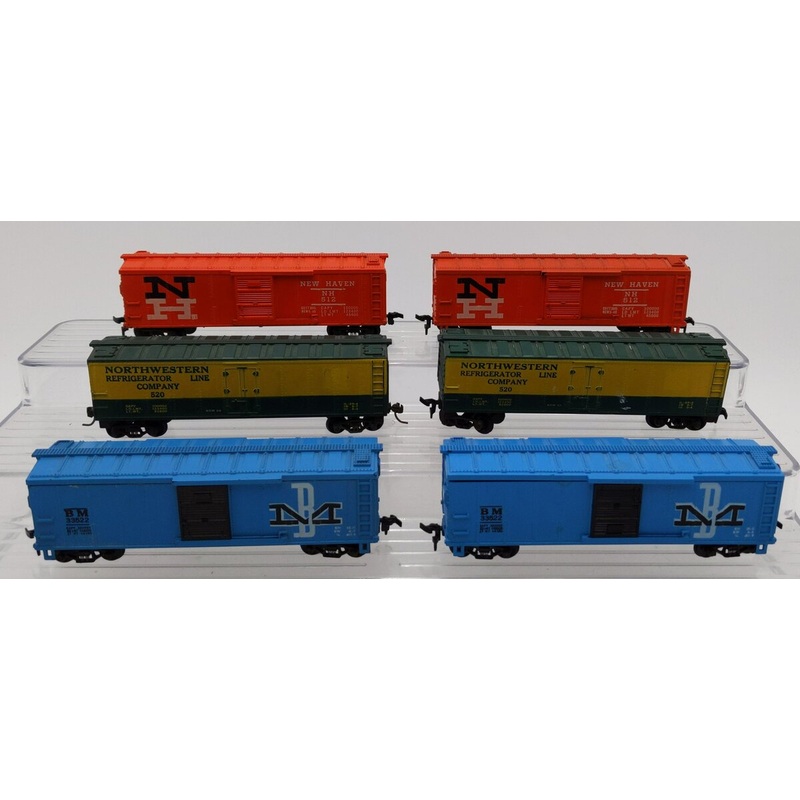 American Flyer Assorted HO Freight Cars [6] VG