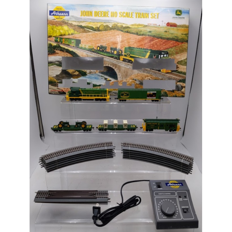 Athearn 2003 Series Collector Edition HO Scale John Deere Train Set EX/Box