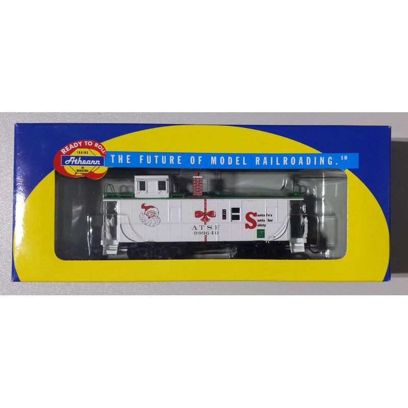 Athearn 7400 HO Santa Fe ATSF Christmas Santa Cupola Caboose #999640 LN/Box