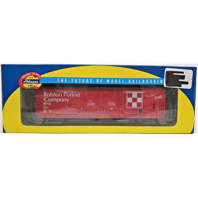 Athearn 91369 HO Ralston Purina 50′ Double-PlugDoor Boxcar #200 LN/Box