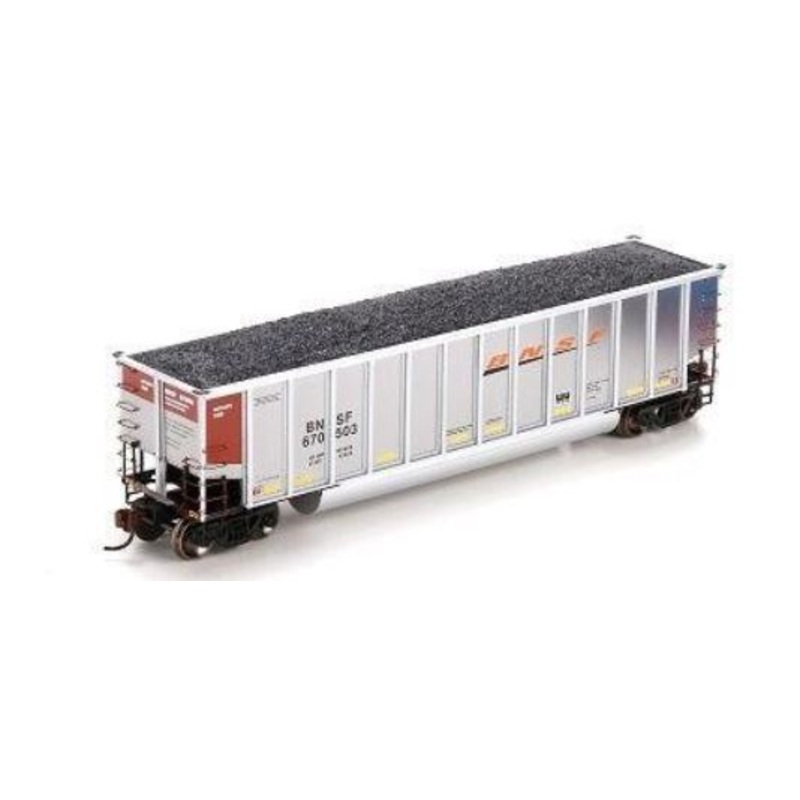 Athearn 97489 HO Scale BNSF Bethgon Coalporter w/ Load #670503 NIB