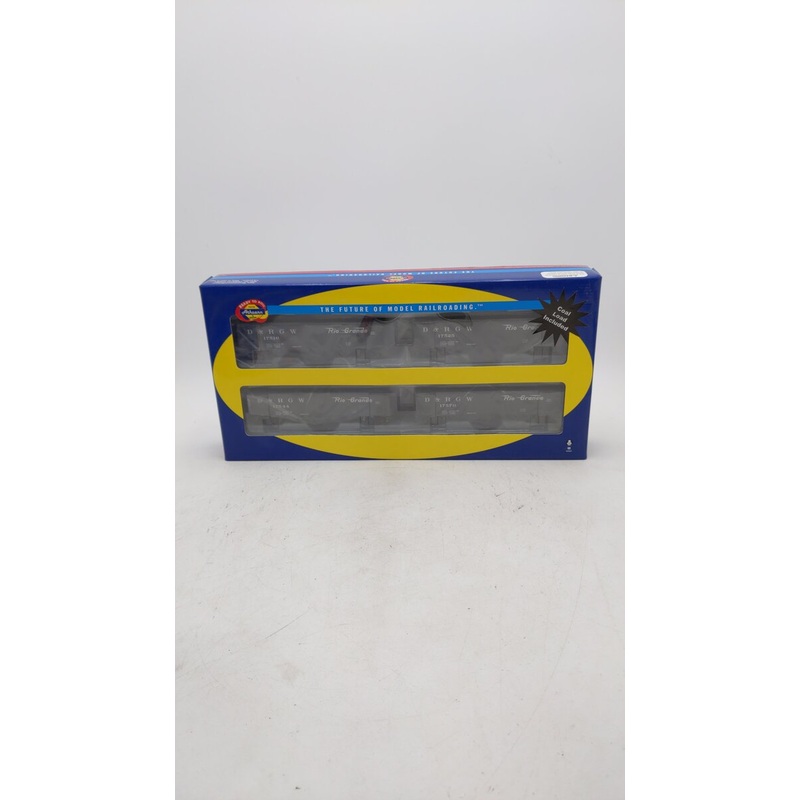 Athearn ATH72719 HO Scale D&RGW 40′ 4-Bay Hopper Car Set NIB