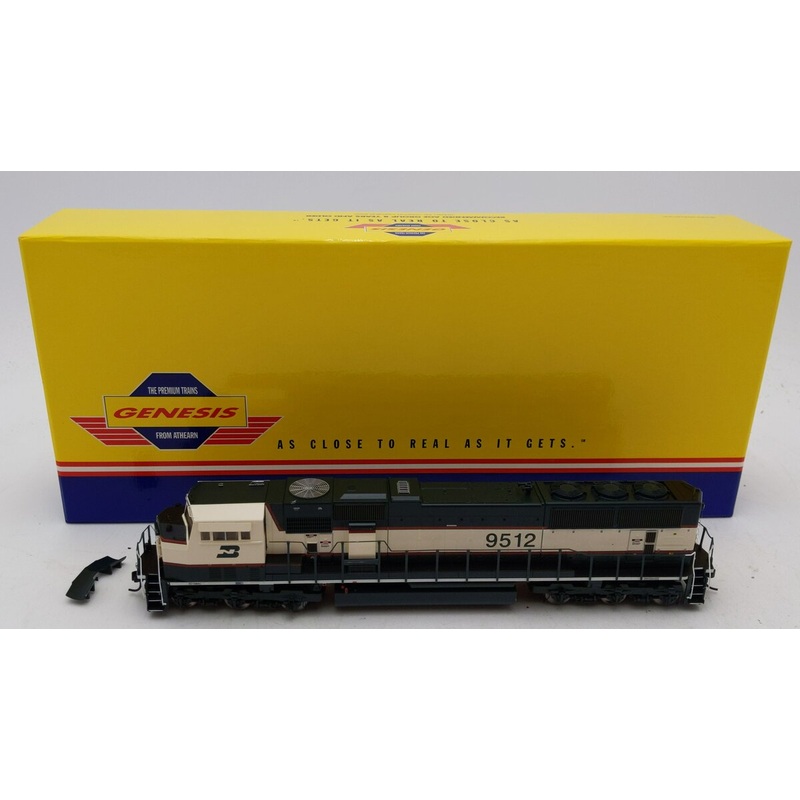 Athearn G6421 HO Burlington Northern EMD SD70MAC Diesel Locomotive #9512 EX/Box