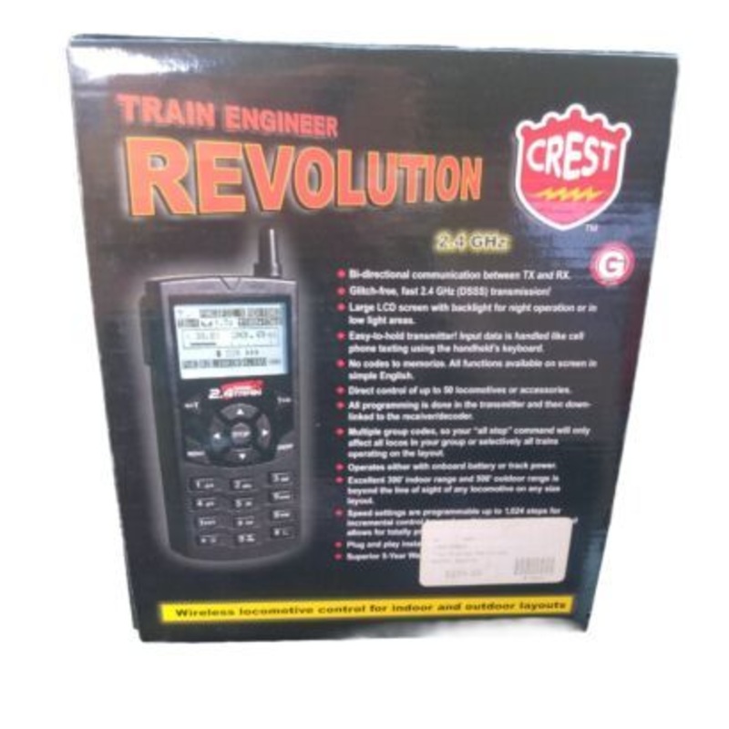 Crest CRE-57000 Train Engineer Revolution 2.4 GHz Wireless Locomotive Controller