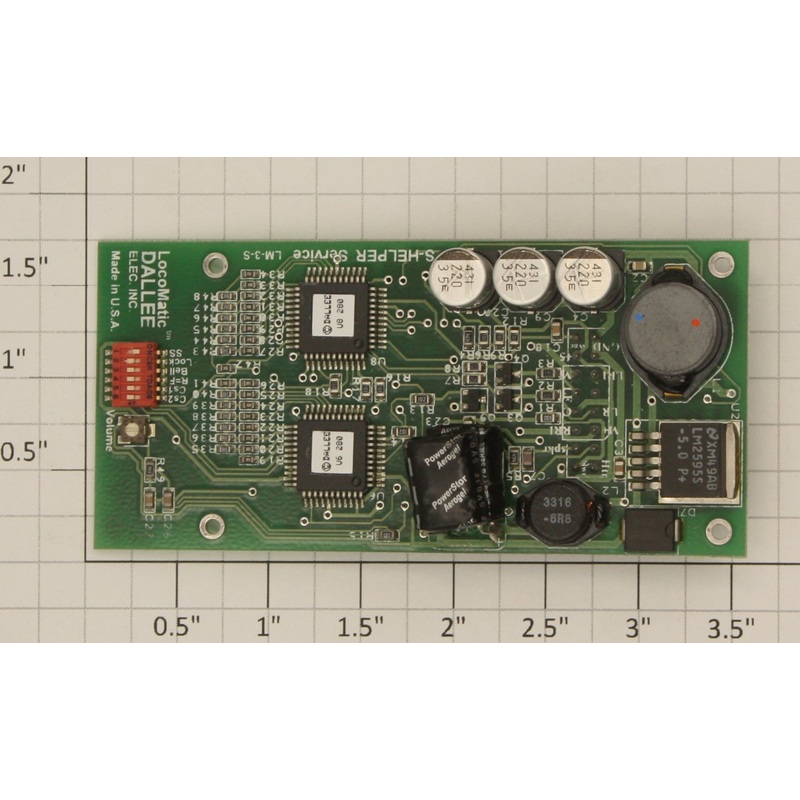 Dallee 01633 LocoMatic AC/DC Sound Printed Circuit Board