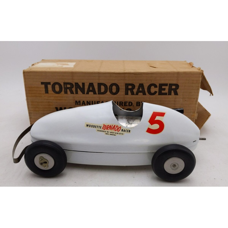 Woodettes Inc Tornado Racer Air Powered Indy Car VG/Box