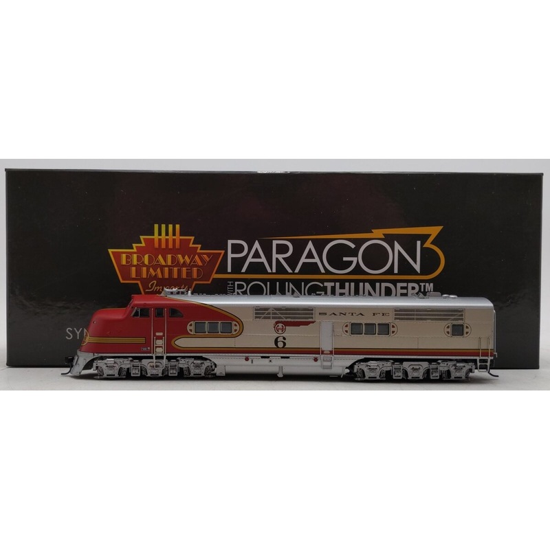 Broadway Limited 5499 HO ATSF E1 A-Unit Diesel Loco Paragon3 Sound/DC/DCC #6L EX/Box