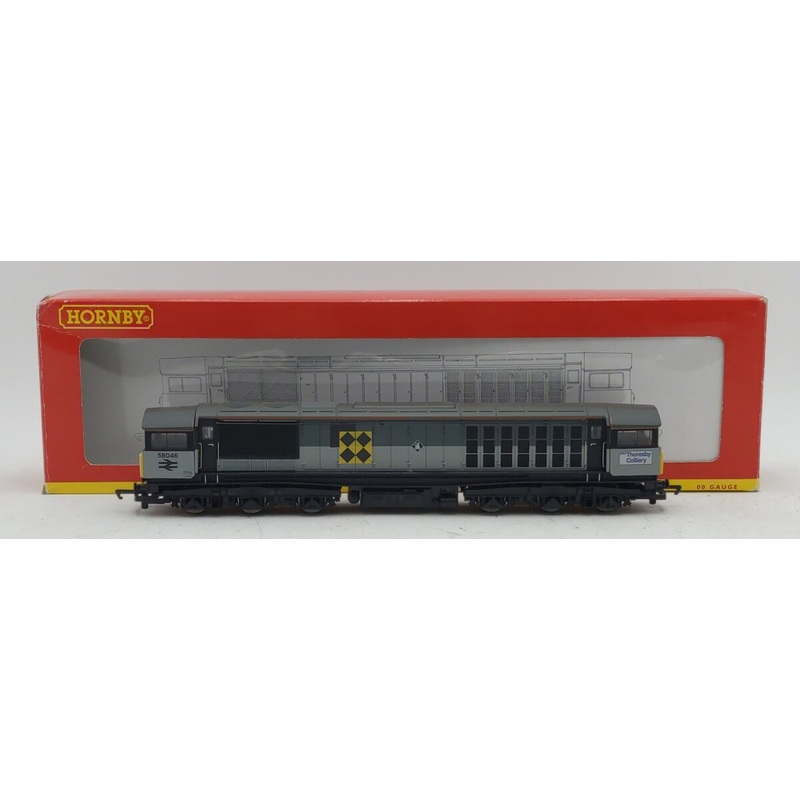 Hornby R2345 OO BR Class 58 Thoresby Colliery Diesel Electric Railcar #58046 LN/Box