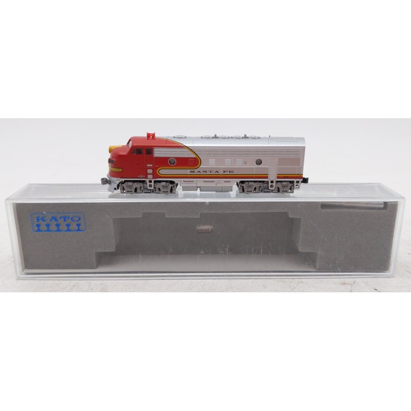 Kato 176-2124 N Scale Santa Fe/Warbonnet F-7A Diesel Locomotive #37 LN/Box
