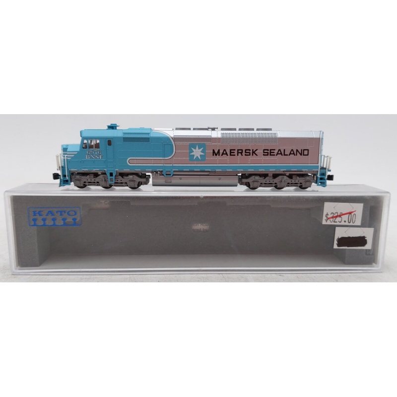 Kato 176-9241 N BNSF Maersk EMD SDP40F Type IVb Diesel Locomotive #6976 LN/Box