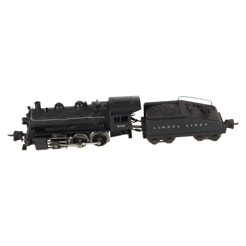 Lionel 203 Vintage O Prewar 0-6-0 Steam Locomotive w/ 2203T Tender VG
