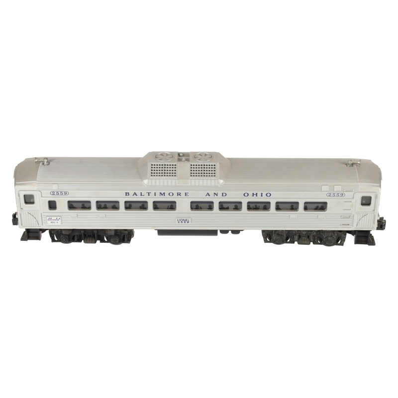 Lionel 2559 Vintage O Baltimore & Ohio RDC Non-Powered Passenger Car EX